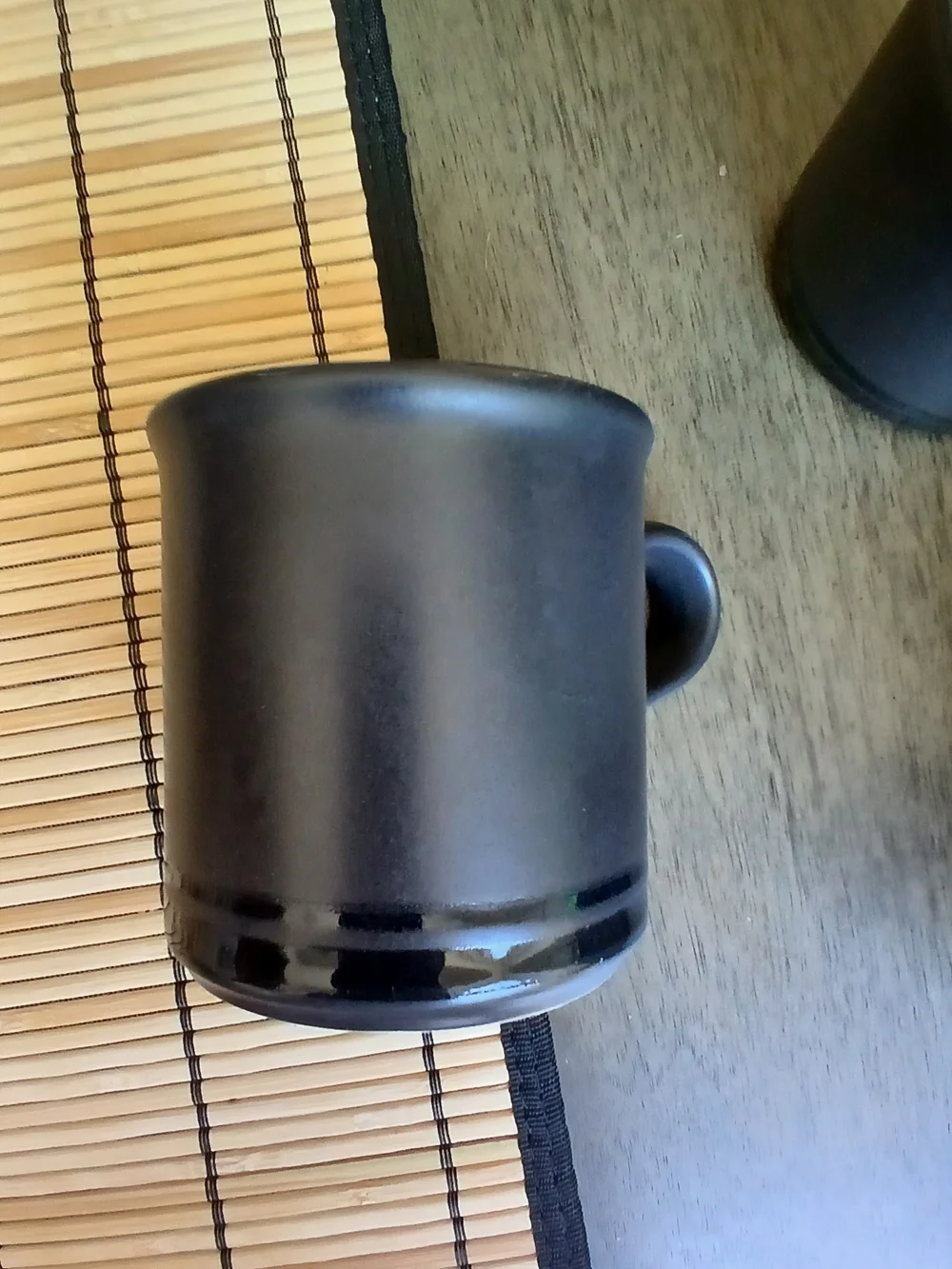Pfaltzgraff Matte Black Espresso Cup and Saucer Set - Set of 4